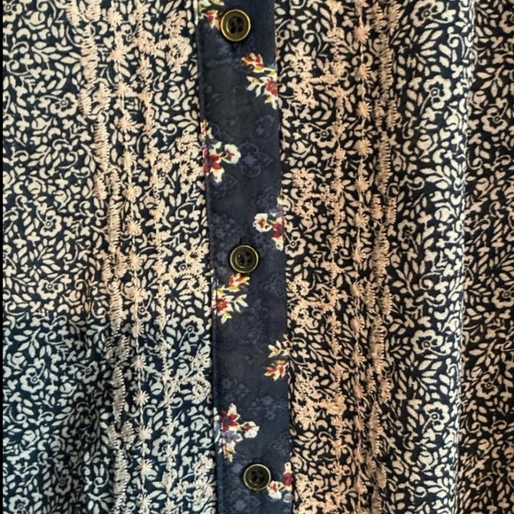 💙 Knox Rose Tie Front XL Blouse - Picture 5 of 6